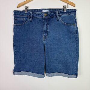 Ava & Viv Blue Jean Shorts with cuffed Hem